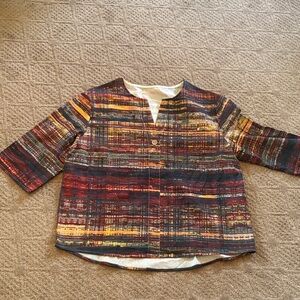 Multicolor Striped Women's Blouse